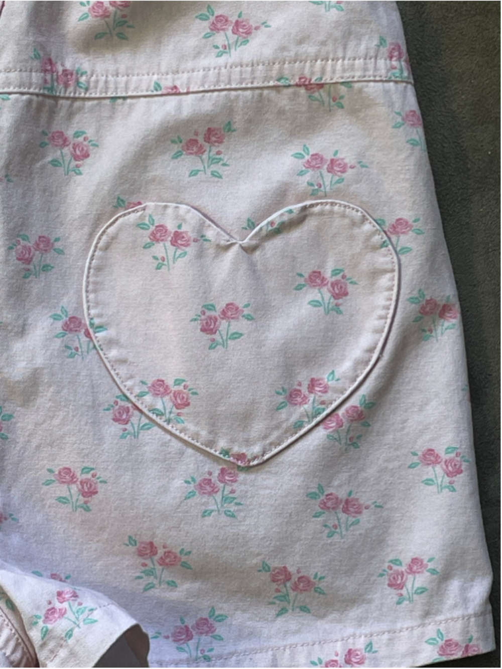 The Beaufort Bonnet Company Pink Floral Channing Choo Choo Shortalls Girls 5 - Picture 10 of 15